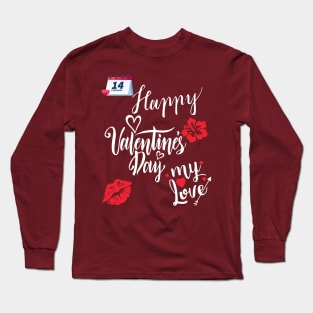 Lovers  (Valentines) Day Celebration (February 14th) Long Sleeve T-Shirt